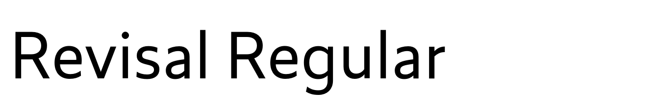 Revisal Regular